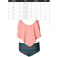 thumbnail image 1 of ITFABS Mommy and Me Swimsuit Solid Color/Printed Bra Panty 2-Piece Bikini Set, 1 of 3