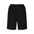 thumbnail image 4 of fatyb Wide Leg Shorts for Women Knee Length Elastic High Waist Casual Shorts Loose Womens Summer Shorts, 4 of 7