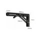 thumbnail image 5 of Soportes de estante plegables ZHAOCHENG negros 300 mm soporte plegable resistente para mesa, 5 of 5