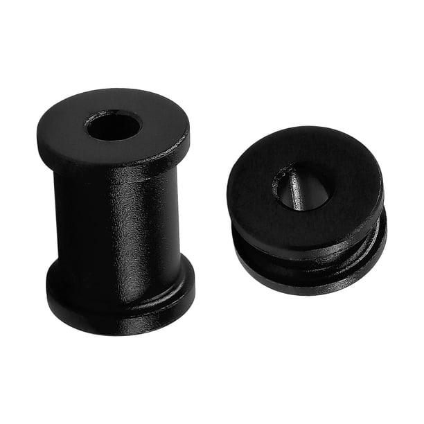 Aislador trasero para coche RC, compatible, soporte, reparación, portátil, alto rendimiento, reemplazo. Negro