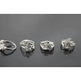 thumbnail image 4 of K-KED Newest Wholesale Mixed Lot 30pcs Rhinestone silver Plated Women's Charm Rings, 4 of 6