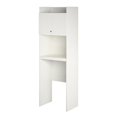 thumbnail image 1 of Ameriwood Home Clarkson Mini Refrigerator Storage Cabinet in White, 1 of 7