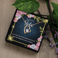 thumbnail image 6 of To My Wife En el día de su Boda Forever Necklace w Message Card, 6 of 20