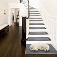 thumbnail image 3 of PURE ERA Carpet Stair Tread Landing Mat Indoor Doormat Floor Mat Area Rug Washable 2' x 3' Grey, 3 of 6