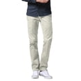 thumbnail image 2 of Pantalones para Hombre de Corte Recto Slim Fit Casual 8036 Color Albaricoque Claro, 2 of 6