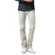 thumbnail image 2 of Pantalones casuales ajustados de pierna recta para hombre, talla 36, color albaricoque claro, 2 of 6