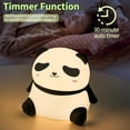 thumbnail image 2 of Panda Silicone Lamp USB Charging Bedside Timer Sleep Atmosphere Night Light Bear, 2 of 7