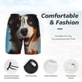 thumbnail image 3 of Fotbe Playful Smile Cute Dog Traje de Baño para Hombre – Shorts de Natación de Secado Rápido con Forro y Bolsillos-X-Large, 3 of 6
