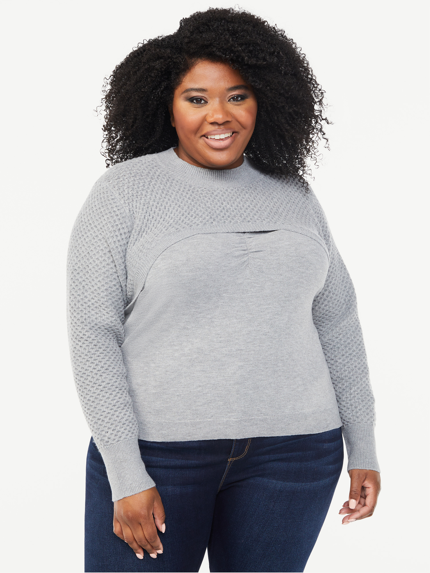 plus size bolero sweater
