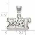 thumbnail image 2 of Sterling Silver Official Licensed Greek Sororities Sigma Delta Tau Medium Pendant, 2 of 2