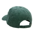 thumbnail image 3 of Dual Koi Embroidered Washed Cotton Brass Buckle Cap - Dk Green OSFM, 3 of 5