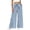 A2 Dark Blue, variant on BODOAO Women's Striped Satin Palazzo Pants, Casual Summer High Waisted Wide Leg Trousers with Pockets, Silky Smooth Fabric, Flowy Draped Fit and Elastic Waist Black L