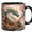 Ceramic Mug, variant on Lotusprint LLC Personalized Dragon Sakura Books 2D Print Flat Ceramic Mug, Custom Name Gift For Fantasy Lovers , White