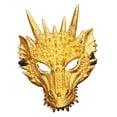 thumbnail image 4 of Dragon Tête Fantaisie Animal pour Habiller Scène Spectacle Carnaval Or, 4 of 8