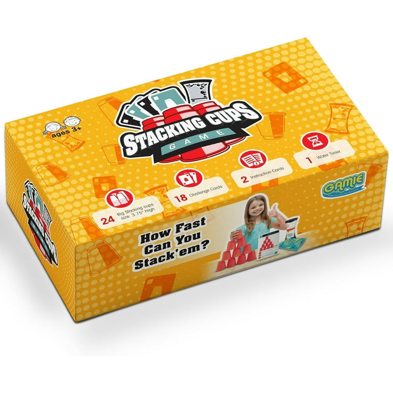 Gamie Quick Stacker Set Plastic Stacking Cups Party Game for