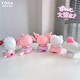 thumbnail image 4 of Sanrio Pachacco-muñeco de peluche de Hello Kitty Kuromi My Melody, muñeco Kawaii de flor de melocotón, peluche suave, sofá, almohada, regalos para niños, 4 of 4
