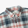 thumbnail image 3 of Dubinik® Flannel Shirt for Men Long Sleeve Men's Casual Button-Down Shirt 100% Cotton Soft Plaid Regular Fit with Pockets, 3 of 6