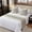 50*160cm, variant on Bed Runner Scarf Bedspread Solid Colour Soft No Fading Bed Runners Scarves High-end Hotel Bed End Blanket Bedding Cover for Hotel Guesthouse Bedroom
