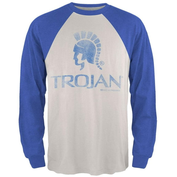 Trojan - Logo Diamond Long Sleeve T-Shirt - Medium