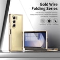 thumbnail image 6 of Allytechgroup Case for Samsung Galaxy Z Fold 7 with Screen Protector, Lens High Out Protection Non-Greasy Upgraded Anti-Drop Shockproof Protective Back Cover for Samsung Galaxy Z Fold 7, Gold, 6 of 12