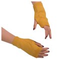 thumbnail image 3 of Fgnfyis Winter Gloves for Women Girl Fingerless Warm Knitted Winter Solid Color Soft Arm Sleeves Mittens Yellow, 3 of 3