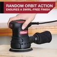 Hyper Tough 2.5 Amp Corded 5 inch Orbital Sander with Dust Bag, Vacuum