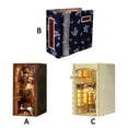 thumbnail image 3 of Bookstore Led Lights Model House Booknook Shelf Insert Puzzles Wooden Retro 3D Eternal DIY Decorations, 3 of 11
