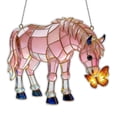 thumbnail image 1 of Adorno colgante acrílico con forma de caballo para ventana con cadena | Adorno colgante estilo vidriera que filtra la luz, 1 of 4