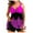 Hot Pink, variant on Womens Plus Size Swim Dress Swimsuit Two Piece Tummy Control Bathing Suit Flowy Body Shaping Swimwear with Shorts