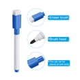 thumbnail image 4 of Dry Erase Marker Pens, 100 Pack Blue Ink Fine Point Low Odor Whiteboard with Eraser Cap, White Pen Rod, 4 of 7