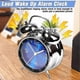 thumbnail image 4 of Super Loud Alarm Clock For Heavy Sleepers Adults,twin Bell Retro 4 Inch Silent Non-ticking Quartz With Backlight, Luminous Dial, Alarm Clocks For Bedr, 4 of 5