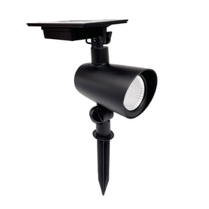 Better Homes & Gardens Taylor Solar LED Landscape Spotlight, 150 Lumens