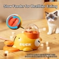 thumbnail image 4 of Juguete interactivo para perros Fanosy Food Puzzle, alimentador lento, pato, 4 of 8