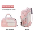 thumbnail image 2 of Bolso de viaje de doble hombro para hombre y mujer, correas de hombro ocultas, mochila de senderismo de gran capacidad, Bolsas de bolsillo con cremallera para zapatos separados Likrtyny Para Estrenar, 2 of 9