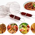 thumbnail image 4 of Cesta de acero inoxidable Monstrate colador 14 cm para Fideos Dumplings freír, 4 of 6