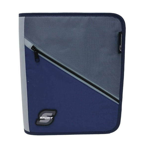 1.5" 3 Ring Zippered Binder
