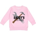 thumbnail image 2 of Inktastic Daddy's Little Helper Tool Set Toddler Sweatshirt, 2 of 4