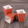 thumbnail image 3 of OUNONA 24 Pcs Boîtes de Fête Rouges avec Points Blancs Boîtes à Maïs Soufflé pour Tables de Dessert et Organisateurs d'Événements, 3 of 7