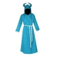 thumbnail image 3 of Cape Robe avec Capuche Diable Halloween Cosplay Costume pour Carnaval Mascarade Bleu TG, 3 of 10