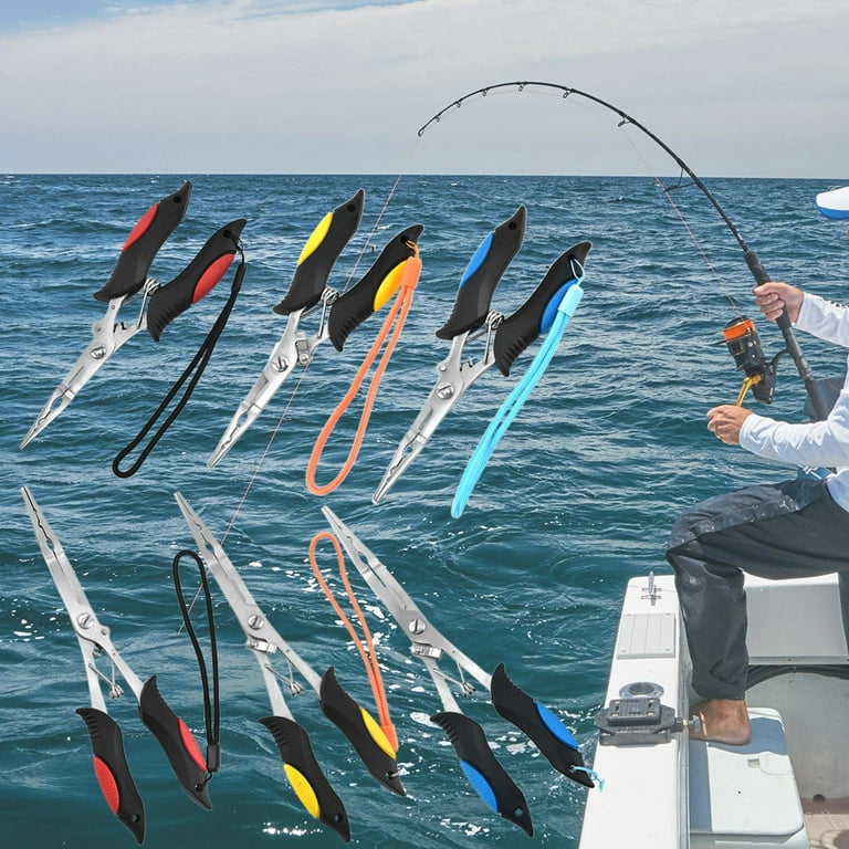 Long Nose Fishing Pliers Fish Hook Pliers Hook Remover Split Ring