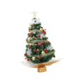 thumbnail image 3 of Árbol de Navidad en miniatura, mini árbol de Navidad de mesa con adornos colgantes, árbol de Navidad de escritorio para oficina, interior, apartamento 60cm verde, 3 of 8