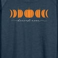 thumbnail image 3 of Instant Message - Pumpkin Harvest Moon - Women's Lightweight French Terry Long Sleeve Shirt, 3 of 6