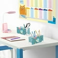 thumbnail image 6 of Planet Star Cloud Acrylic Pencil Pen Holder Cup 4 Compartments Desktop Organiser 7.87"x2.78"x3.54", 6 of 7