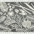 thumbnail image 3 of Vickerman 2.5" x 5 Yards Gray Jairo Jacquard Double Fused Lining Ribbon, 3 of 3