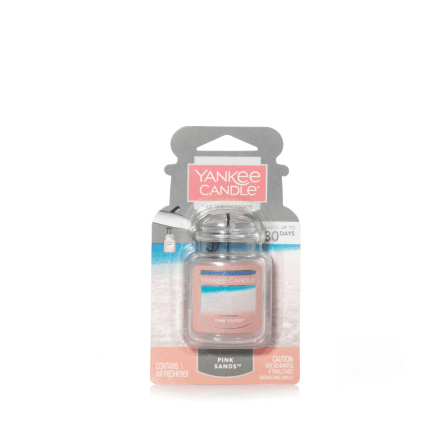 Yankee Candle Car Jar Ultimate Pink Sands Air Freshener (6 Pack)