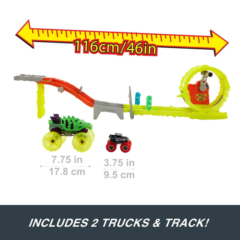 Hot Wheels Monster Trucks Power Smashers Charge & Chase