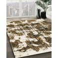 thumbnail image 3 of Ahgly Company Machine Washable Indoor Rectangle Abstract Red Brown Area Rugs, 7' x 9', 3 of 7