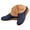 1-Blue, variant on Women's Closed Toe Clogs Cut Out Comfortable Slip on Mules with Arch Support Wedge Walking Sandals Backless Casual Dressy Slides (Black,7)
