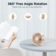 thumbnail image 4 of Ventilador de escritorio EasyAcc USB Small Slumber Pod, giratorio 360°, 3 velocidades, 4 of 7