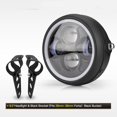 thumbnail image 2 of Luz de freno LED para motocicleta, faro delantero, Bombilla DRL para Sportster Cafe Racer, luz trasera de freno, 2 of 5